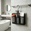 Portable Mesh Hanging Bathroom Bag Multi-compartment Toiletry Organizer for Daily & Trip Use