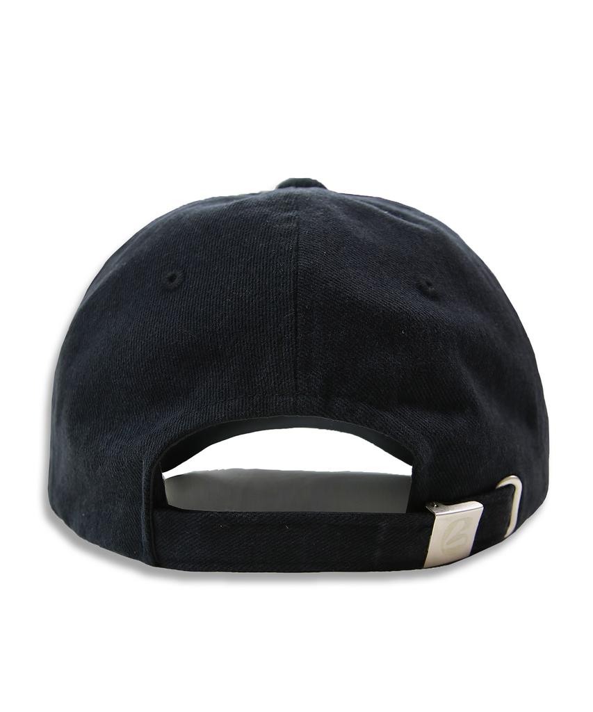 BLUFF B Initial Logo Ball Cap [Black]