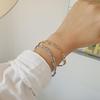 Okipa Silverkula 15K Guld Festlook Damarmband Minimal