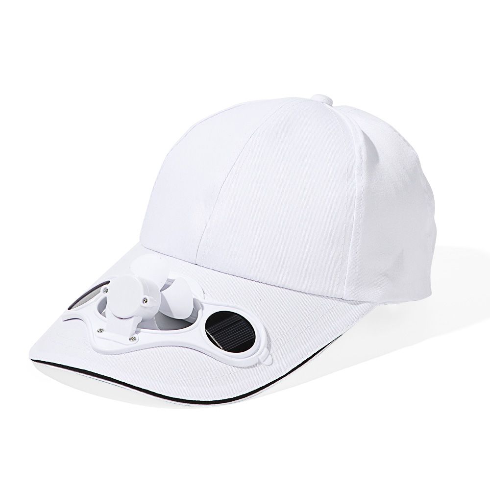 Novelty Fan Cooling Baseball Hat Solar Outdoor Sport Cap Summer Camping Hiking Travel Hat For Women Men