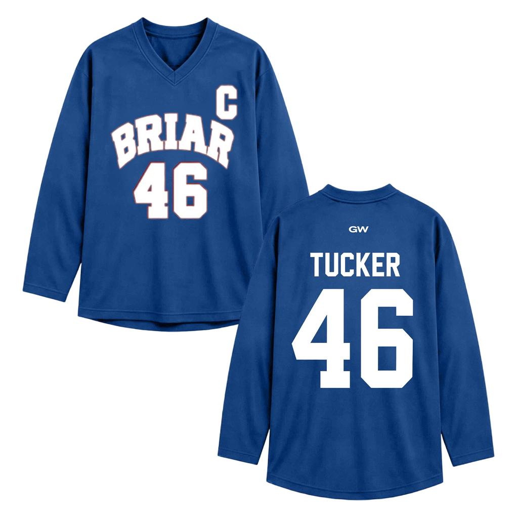 Long Sleeve V Neck University Hawks Logo Printed Athletic Jersey Pullover Top for Men and Women Comfortable Fit