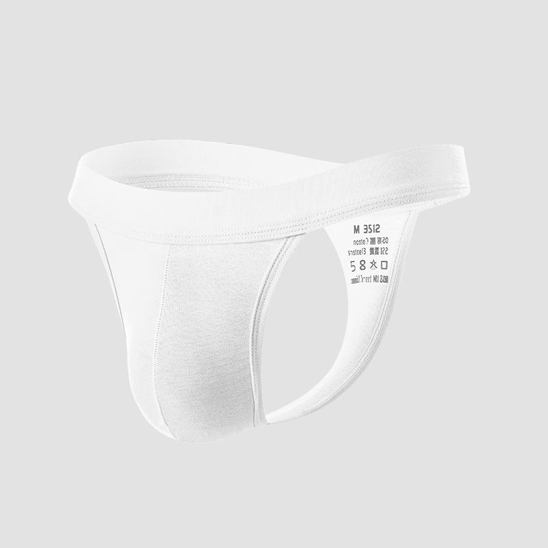 Men's Summer Interest Sexy Cotton Low Waist Thong Underwear