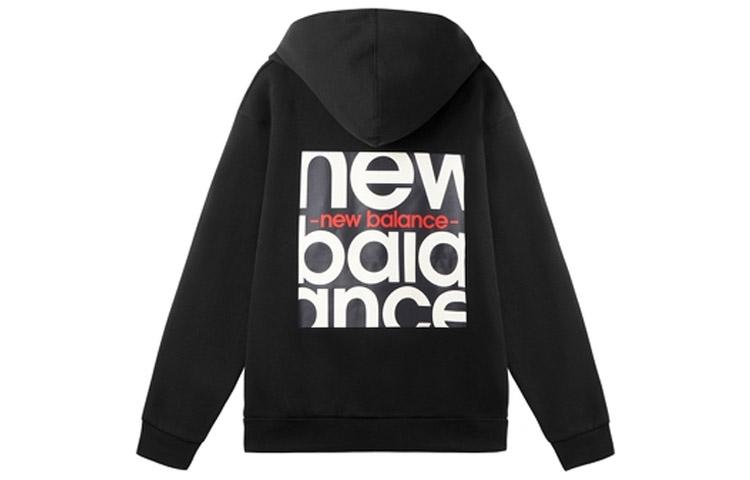 New Balance Sweatshirts Men's Black Hooded Moderate Regular AMT11308-BK