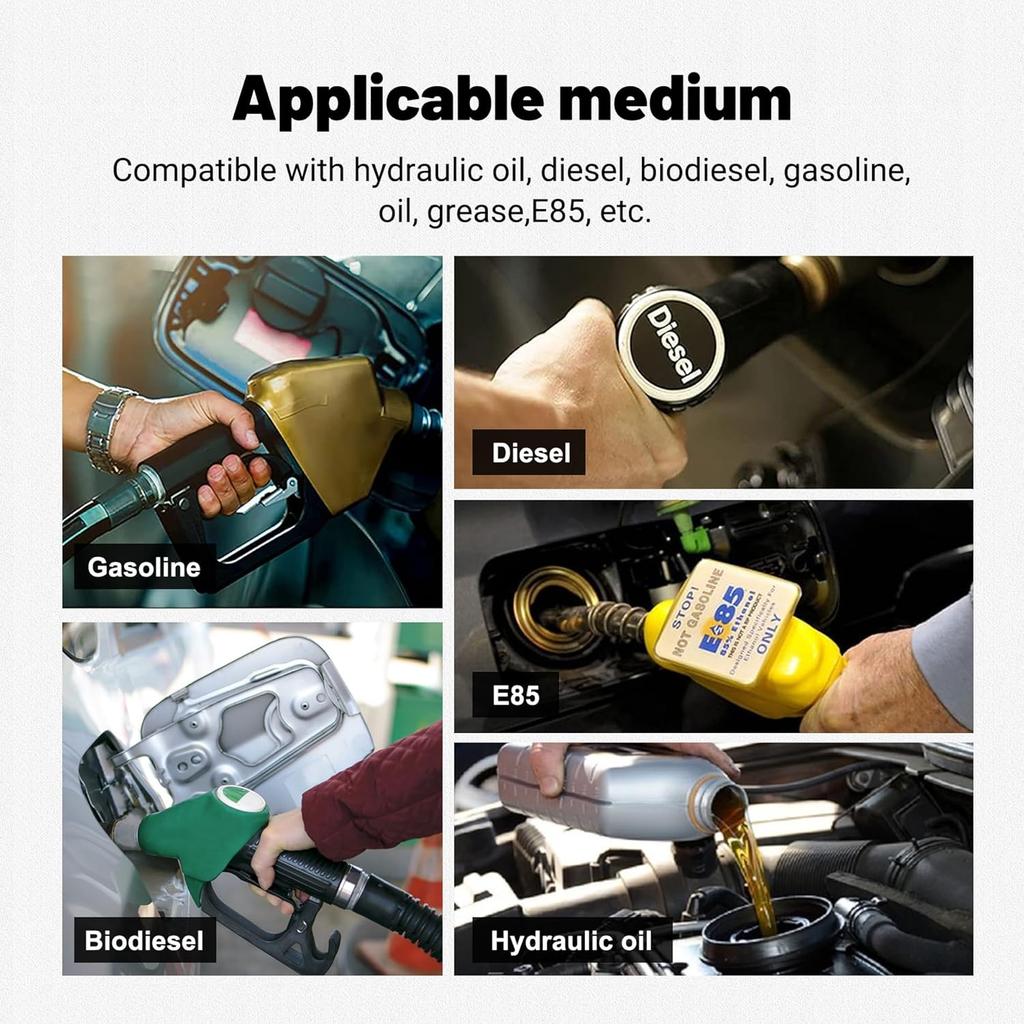 EVIL ENERGY 5/16" High Pressure Fuel Line Hose 435 PSI E85 For Fuel Systems Engines NBR Rubber 5FT EN854-1TE