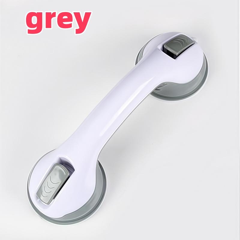 

Shower safety handle double lock safety vacuum disc type anti-slip grip suitable for bathroom wall bathtub bathroom tile glass серый