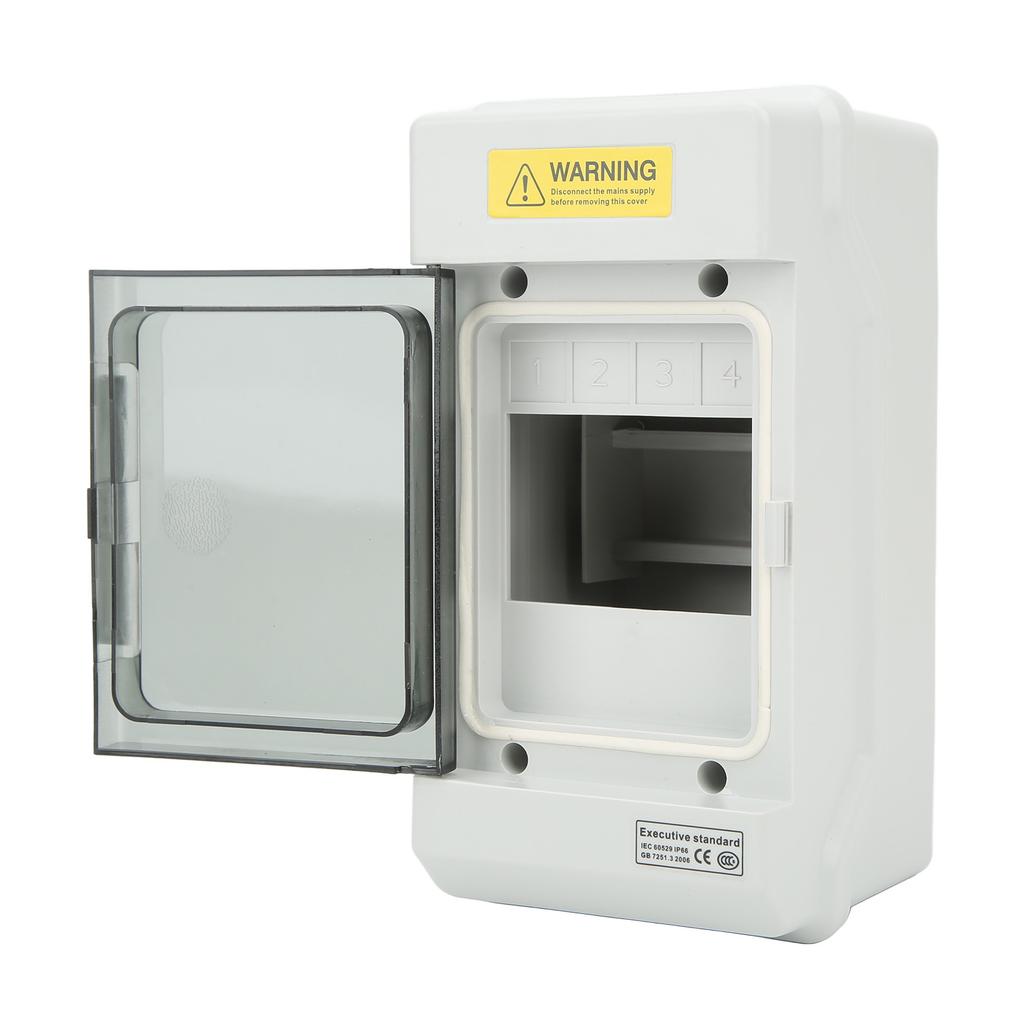 Outdoor PV Distribution Box IP66 Waterproof Dustproof Power Circuit Breaker Box 4 Way Circuit with