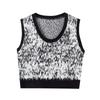 Soft Waxy Skin-friendly Alpaca Wool Blended Neck Knitted Sweater Women's Autumn New Sweater, Thin Stacked Vest