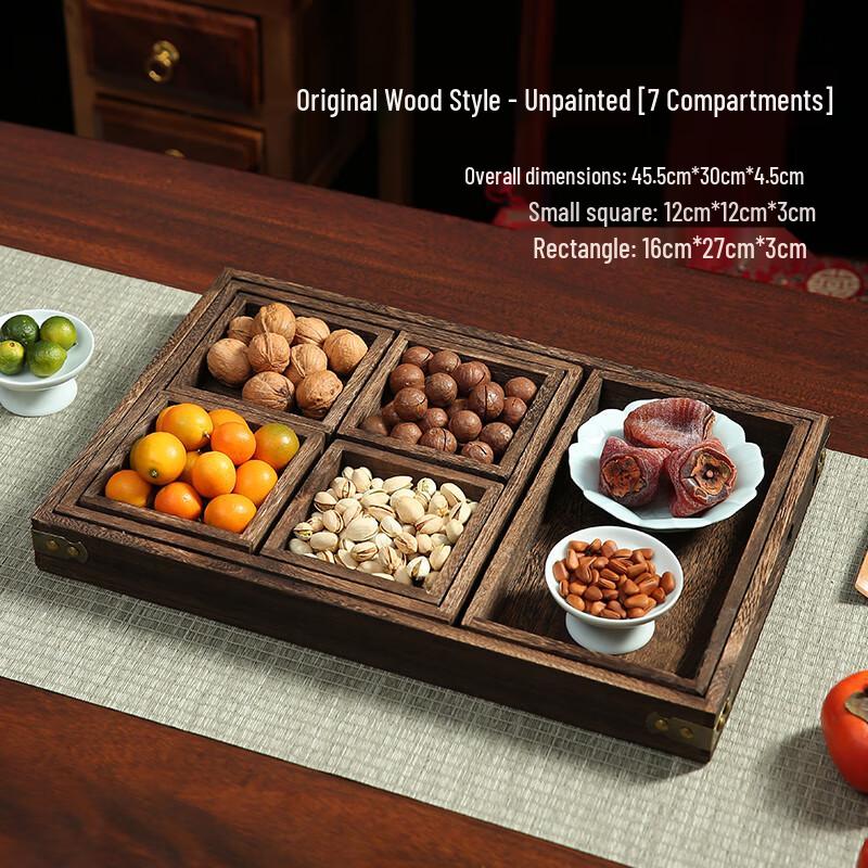 Wooden Chinese Style Snack Tray