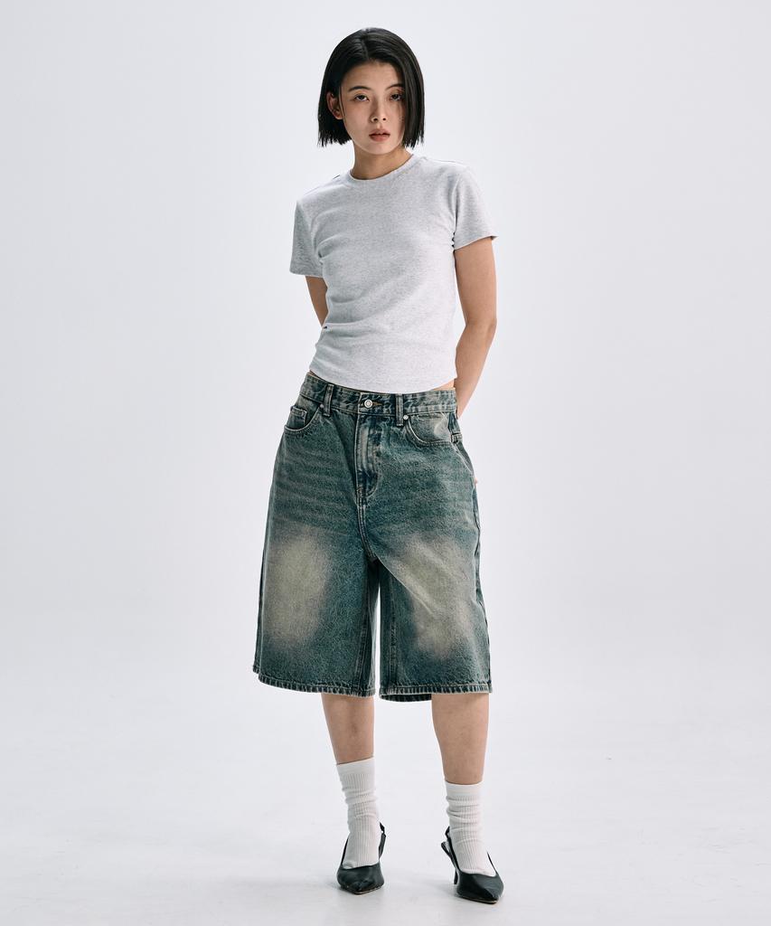 TAKEASY [Special Feature] 2-Pack (Women'S) Ribbed Mini Tee - 7 Colors