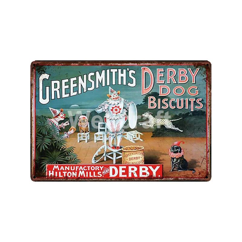 [ WellCraft ] Circus Lion Elephant Tiger Clown Horse Metal Sign Vintage Painting Decor  LT-1899 Room Decoration