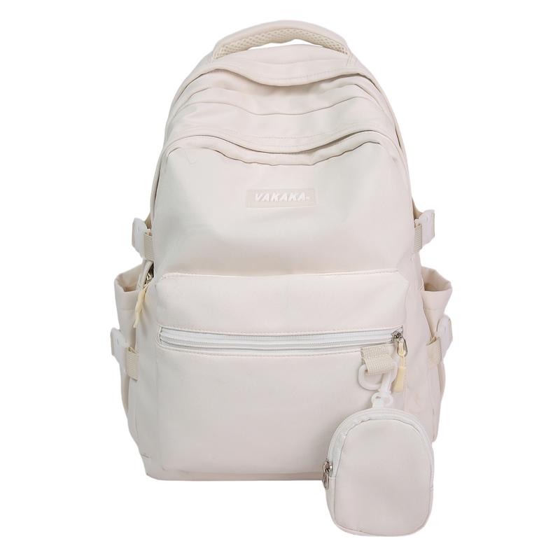 

Кампусный легкий рюкзак большой вместимости для учеников средней школы белый