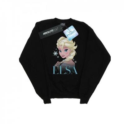 Mens Frozen Elsa Snowflake Portrait Sweatshirt