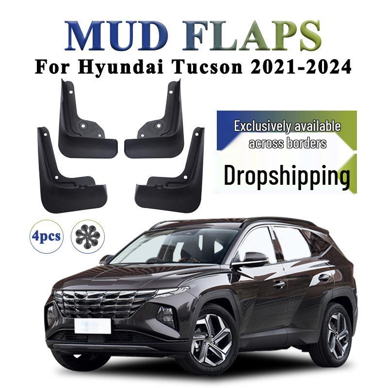 Hyundai Tucson 2021-2024 Měkké gumové lapače nečistot
