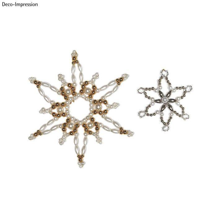 Perles blanches, 5 mm ø, boîte 300 pièces