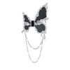 Butterfly Suit Brooch for Women High-end and Exquisite Design Niche and Trendy Birthday Gift