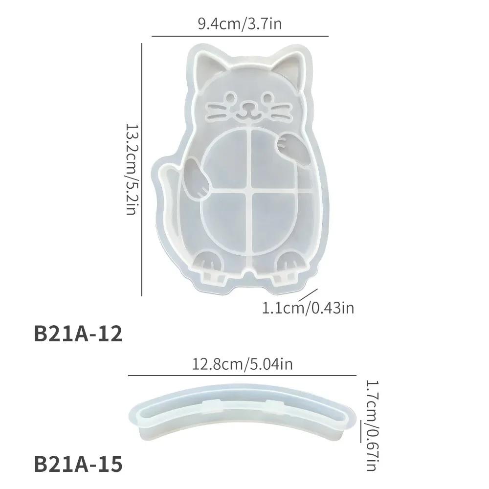 

2026 Latest Models Cartoon Animal Photo Frame Silicone Mold DIY Cat Dog Dinosaur Picture Frame Resin Mould For Home Decoration