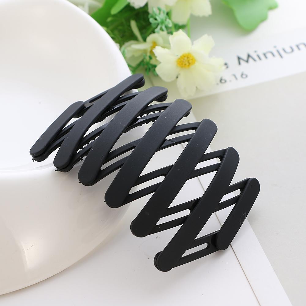 Simple New Telescopic Headband New Portable Folding Hairpin Ladies Non-slip Hairpin Hair Accessories Fashion