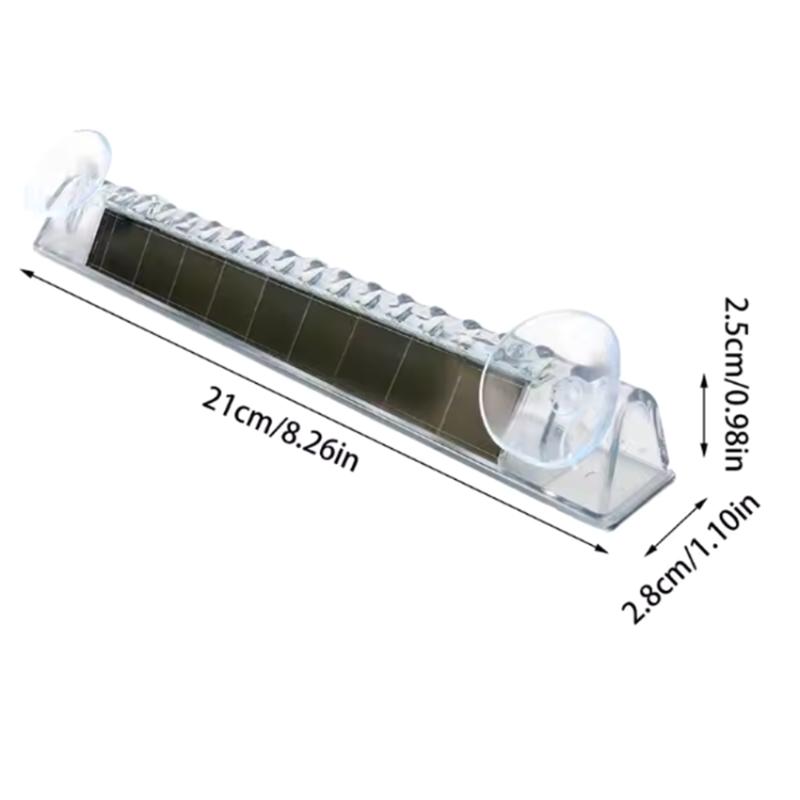 Multicolor Wireless Rear Window Warning Light-Solar-Powered LED Tail Light For Cars
