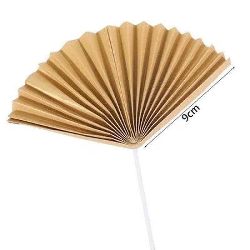 Red Folding Fan Cake Decoration