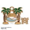 Colorful Alloy Ocean Charm Pendant for DIY Bracelets & Keychains