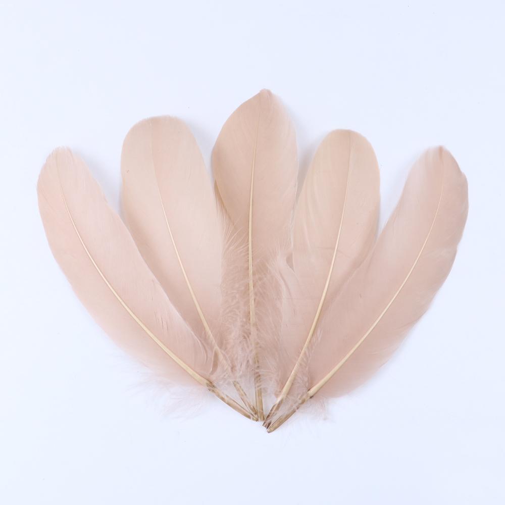 50/200/500 Stück Harte Stange Natürliche Gänsefedern Bastel Federn Weiße Federn Schmuckherstellung DIY Party Hochzeitsdekoration 15-20CM