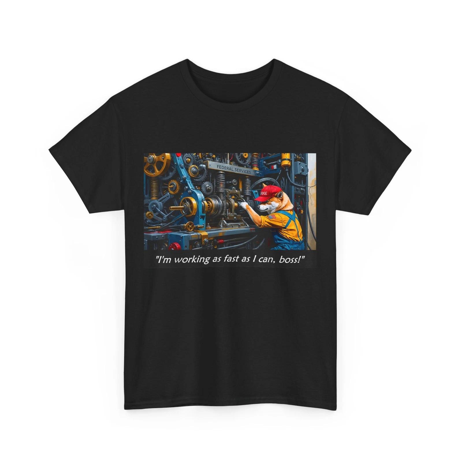 

Adjusting the Machine Men T shirt S