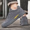 Men's Shoes Anti Slip Autumn Platform Outdoor Comfortable Wear-resistant Work Shoes Lace Up Fashion Low Cut Casual Shoes 2025