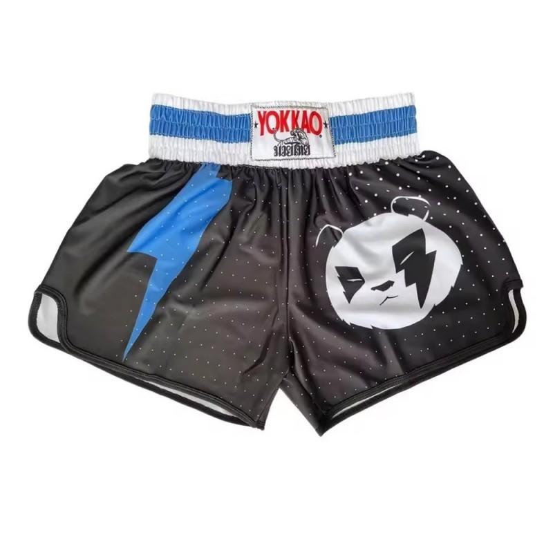 Pantaloni Scurți de Antrenament Box Bărbați Femei Copii Imprimați Arte Marțiale Kickboxing Talie Înaltă Antrenament