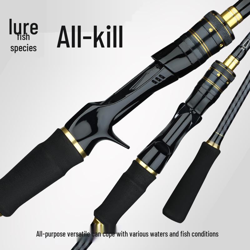 Fiberglass Lure Rod, M/ML Action with Hollow Spigot Handle