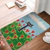 Pete The Cat Doormat Kitchen Entrance Home Floor Mat Non-slip Carpet Rug for Bathroom Footpad Mats