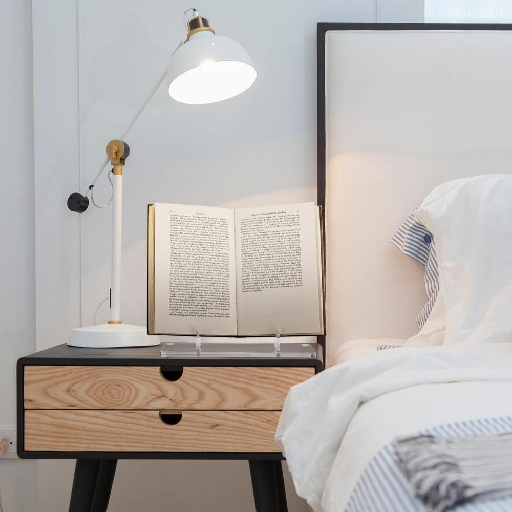 Fotorahmenständer aus Acryl, große Größe, transparenter Display-Halter für Bücher, Teller, Bilder, Kunstwerke, stabiler, rutschfester Sockel