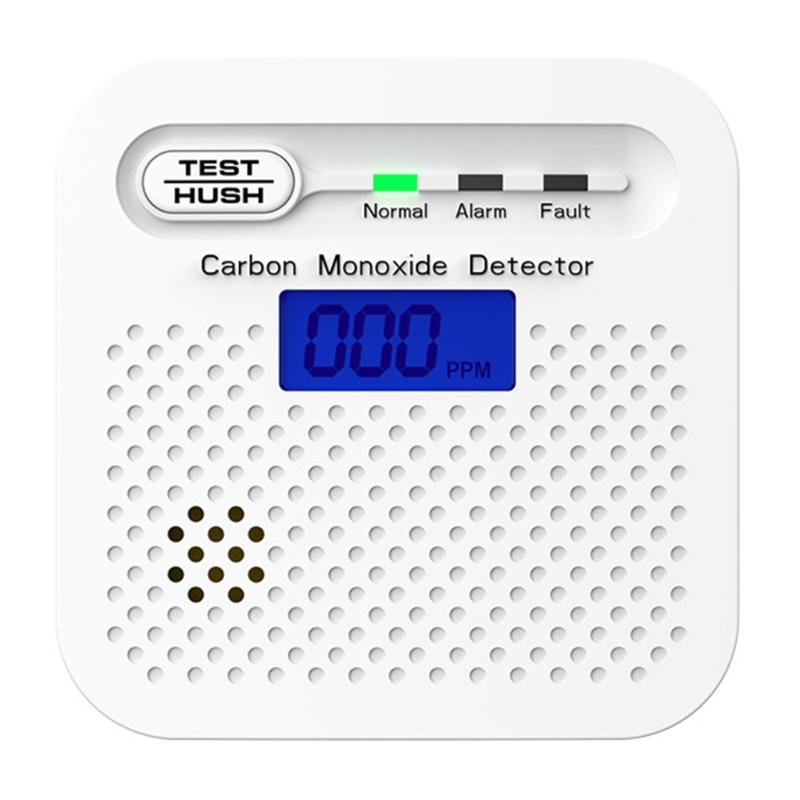 

CO Carbon Monoxide Detectors with LCD Display Sound Visual Alarm Battery Operated for Home Kitchens 1