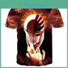 Stylish Womens Mens Anime Bleach 3d Print Casual T-shirt Short Sleeve Tees Tops