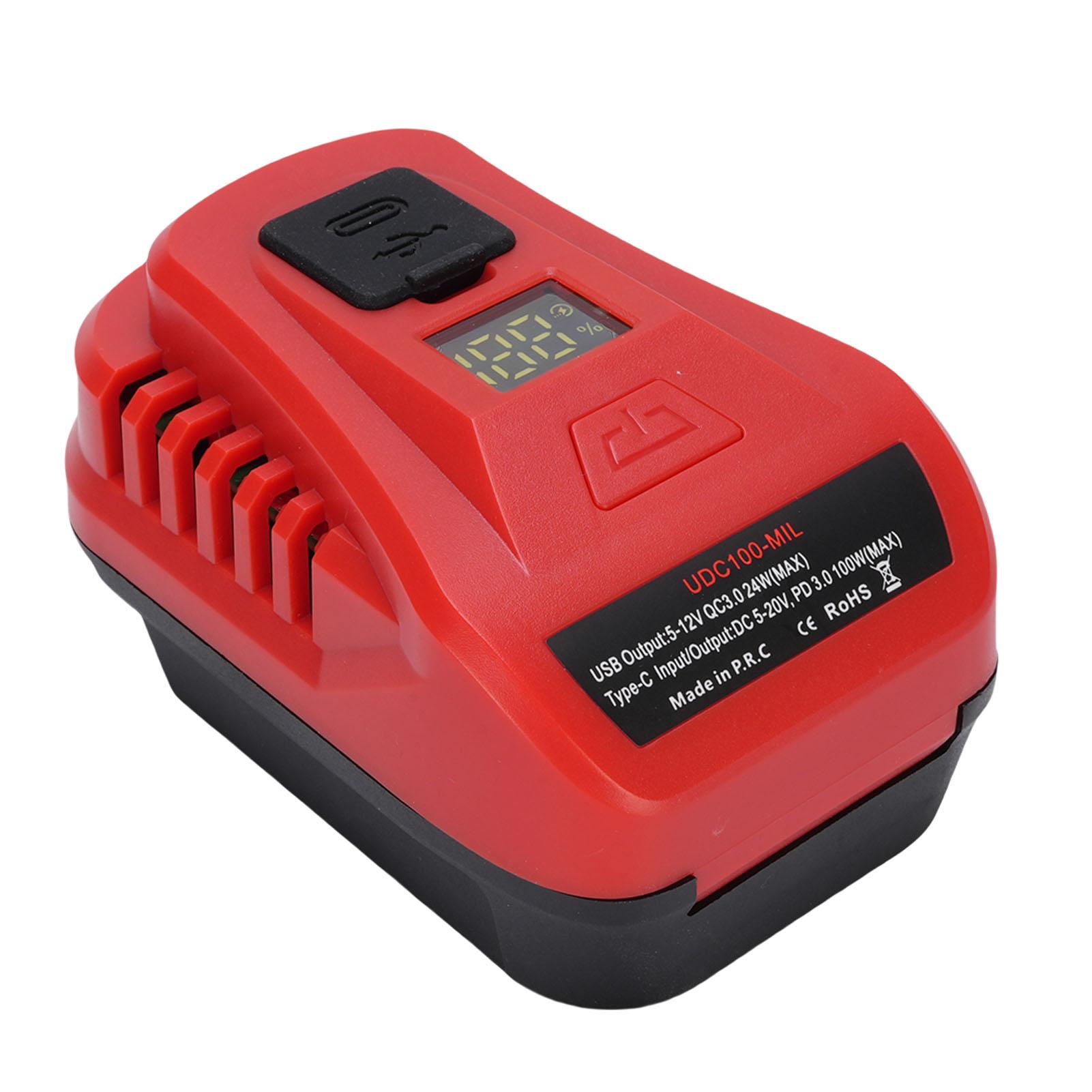 

USB Адаптер Батареи 100 Вт Зарядное устройство Инвертор Электростанция 2 в 1 Двусторонняя Быстрая Зарядка для 48111828