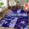 1Pc Love Rebellion Rug, Office Carpet Indoor Outdoor Doormat, Non-Slip, Comfortable, Living, Christmas Halloween,  Xmas Gift Es114