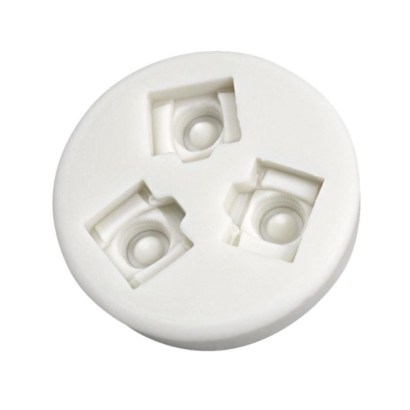 Fondán ve tvaru mini fotoaparátu Forma na čokoládu Pomůcky na pečení Pomůcky na pečení Ručně vyráběné mýdlo Forma na silikonové ozdoby Snadno se čistí