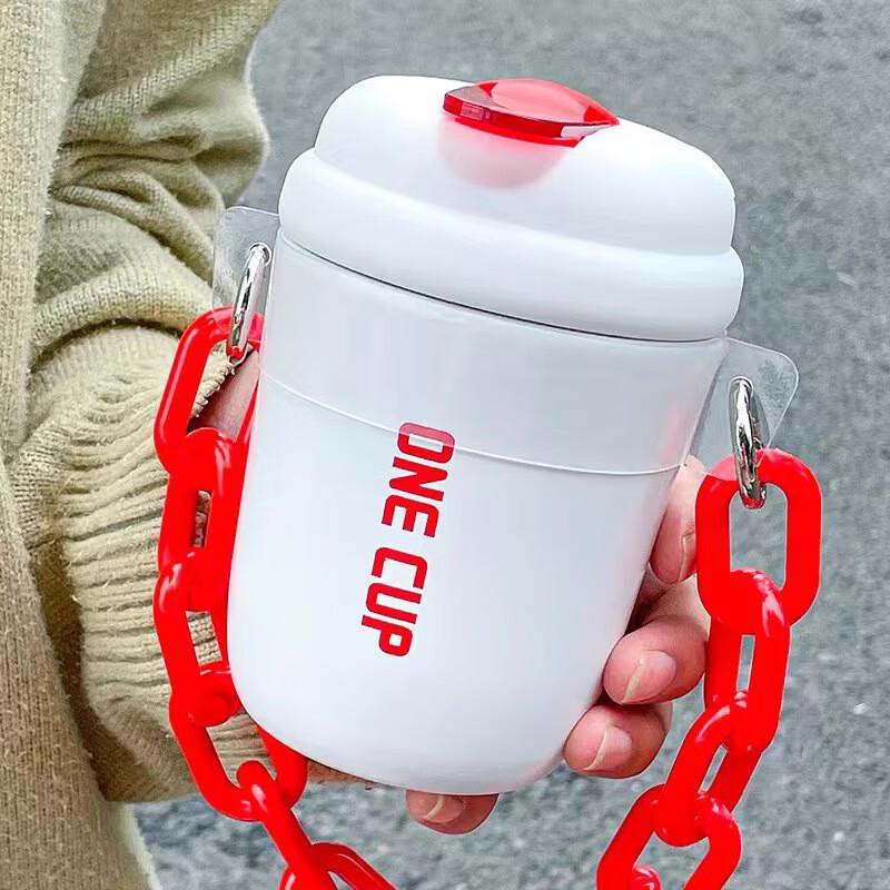 ONECUP Women s Chic Dual-Drink Stainless Steel Insulated Bottle