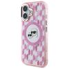 Karl Lagerfeld Klhmp16Shmckmhp Iphone 166.1 Różowy/Pink Iml Monogram Karl&Choupette Head Magsafe
