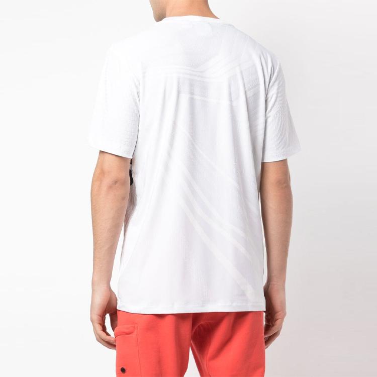Palace X Adidas Co-Branded Loose-Fit Letter Print Short Sleeve T-Shirt Unisex Tops White CZ5906