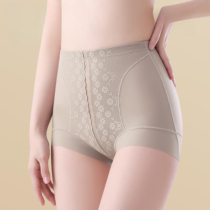 Women's High-Waist Briefs - Tummy Control Breathable Mesh Underwear,Seamless Underwear, Comfortable Daily Wear
