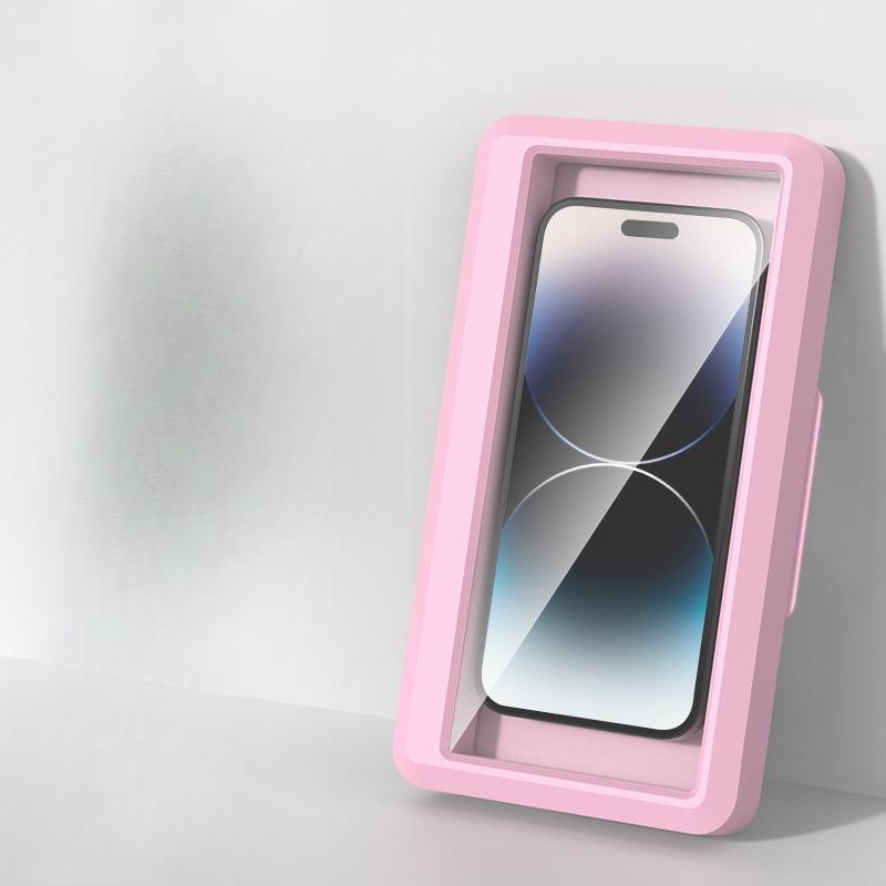 1PC držák telefonu do sprchy Rotace o 360 stupňů Dotykový držák na telefon do sprchy Držák na skořepinu do koupelny vana do kuchyně
