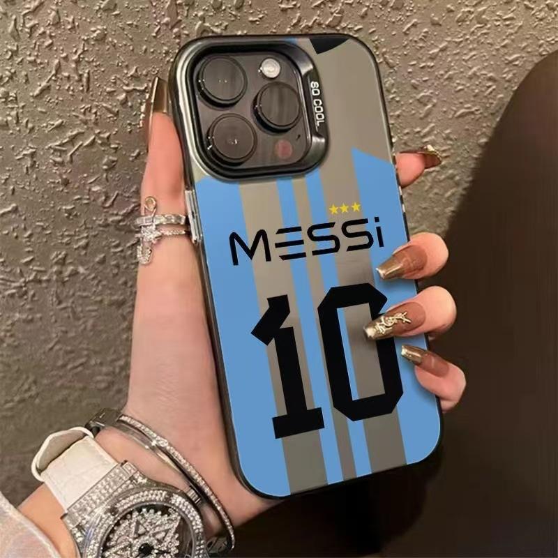 No. 10 Messi compatible with Apple s new 2017 phone case for iPhone 16 Pro, Max 15 Pro, and Football 14 Pro. iPhone 7