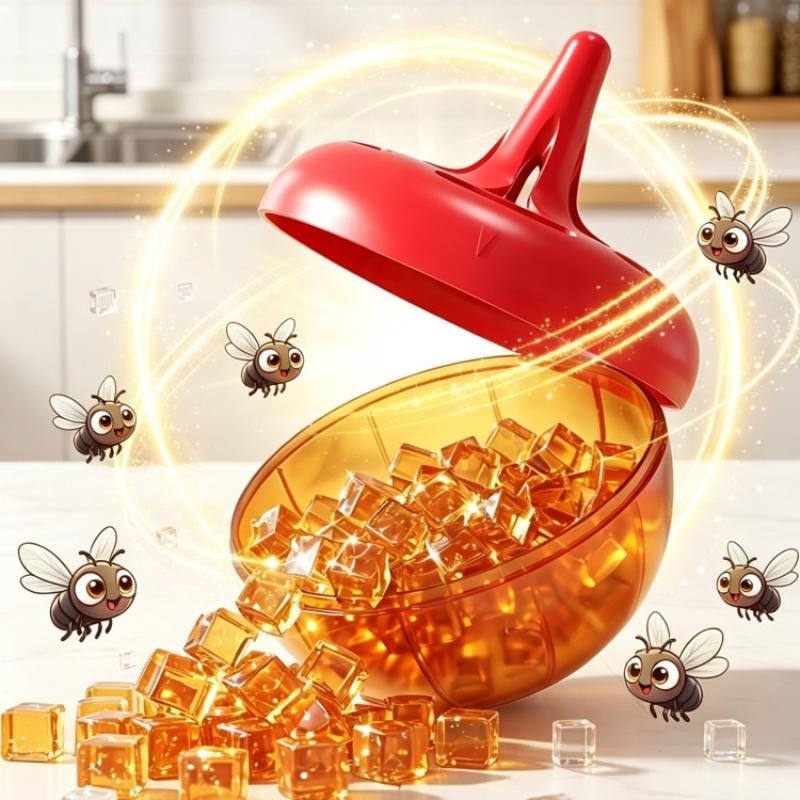 Non-Toxic Insect Trap To Attract And Trap Fruit Flies Suitable For Kitchen Counters Fly Killing Bait Powerful Fruit Fly Trap