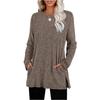 Women's Solid-color Fashionable Round-neck Top