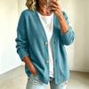 Giacca Casual da Donna con Bottoni Frontali Colorata per l'Uso Quotidiano