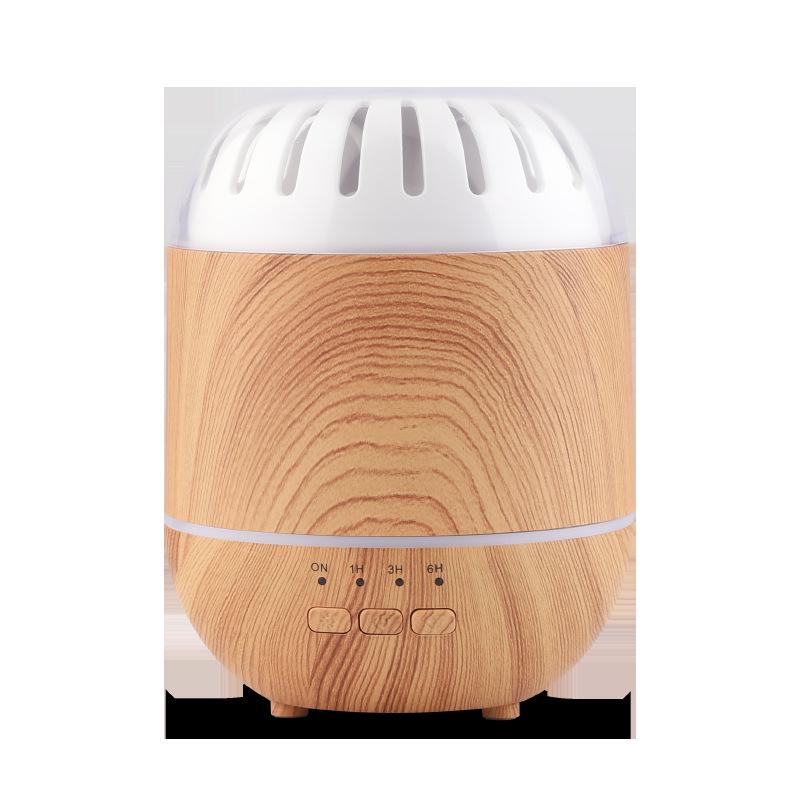 Muji Wood Grain Aroma Diffuser & Humidifier - Essential Oil Scent Lamp & Incense Burner, Customizable Gift.