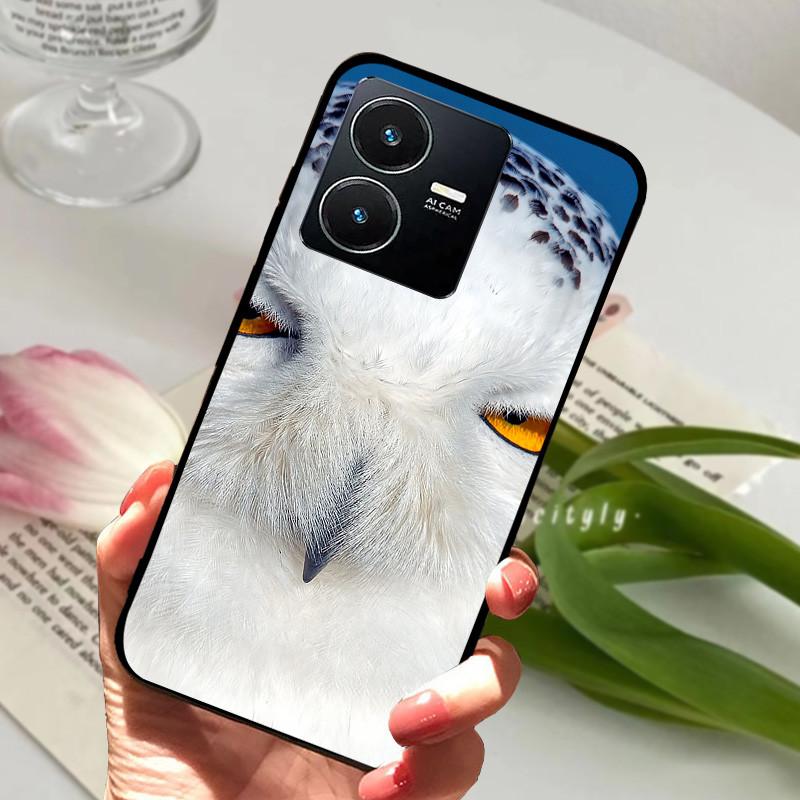 Pro Vivo Y22S 2022 Pouzdro Nárazuvzdorné Měkké TPU Silikonové Kryt Telefonu Pro Vivo Y22 Y 22 V2207 Y22S V2206 Funda Capa Kreslený Vivoy22