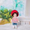 Dress Up Doll Clothes Knitted Hat Doll Jeans Pants Dolls Accessories Doll T-shirt  Bjd Doll