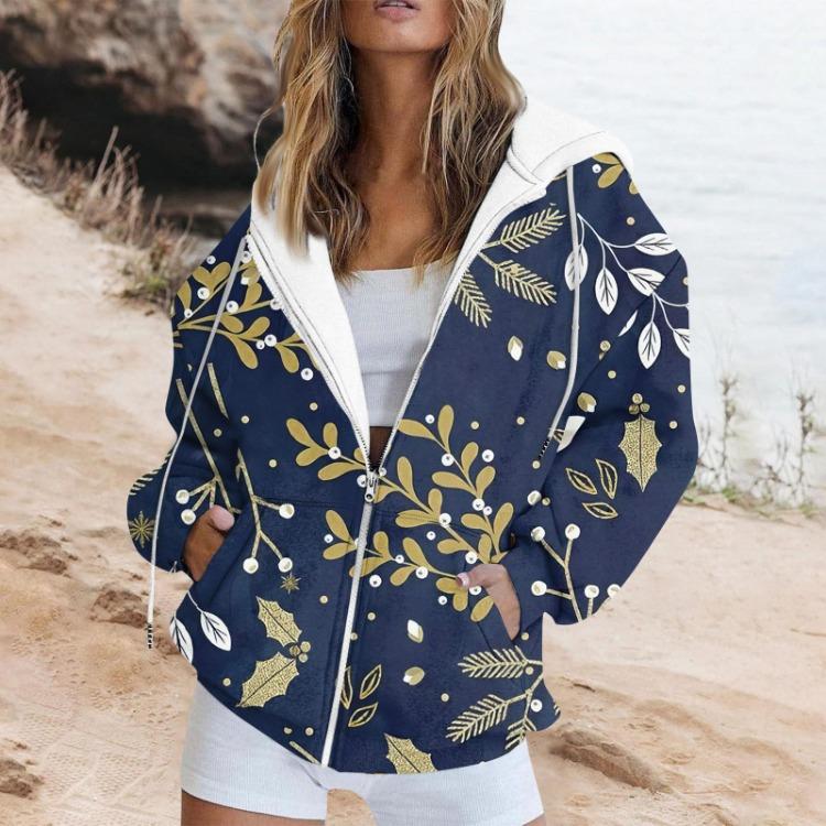 Women Oversized Zip Up Hoodie Long Sleeve Casual Sweatshirts Fall Fashion Jackets Outfits