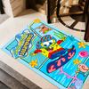 Yellow Spongebob Happiness Area Rug Design for Foyer Dining Room Study room Hallway Anti-slip Rug Decorate Offices